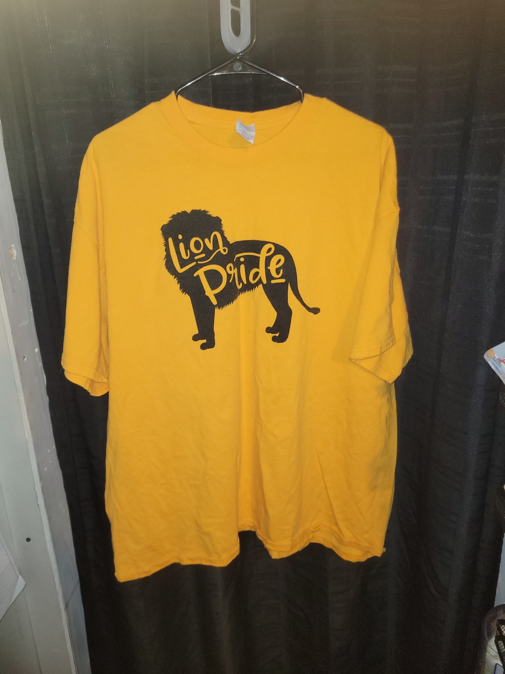 Gildan Yellow Graphic Lion Pride Tee
